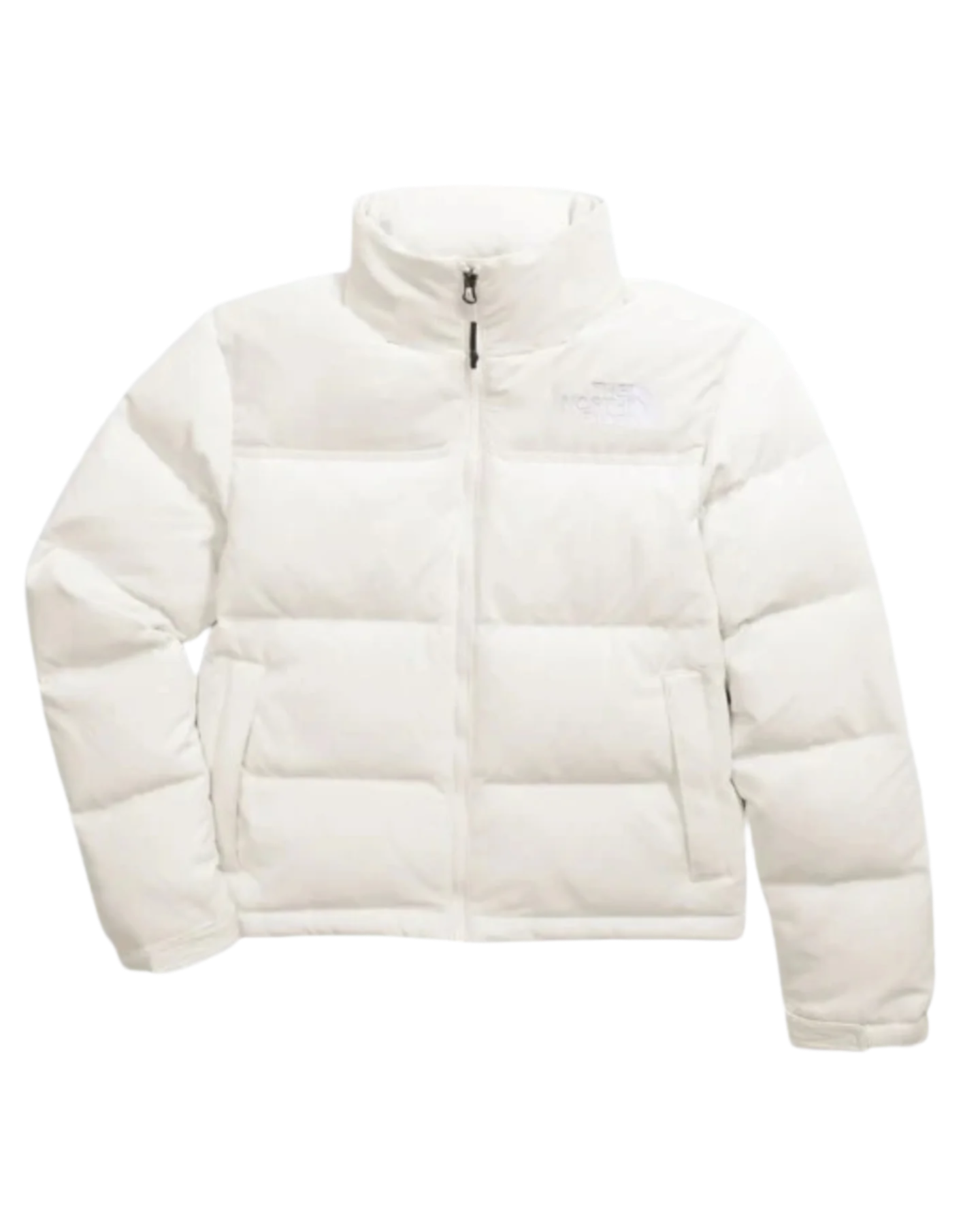 The North Face Women's 92 Ripstop Nuptse Jacket  - White Dune Jackets - Trojan Wake Ski Snow