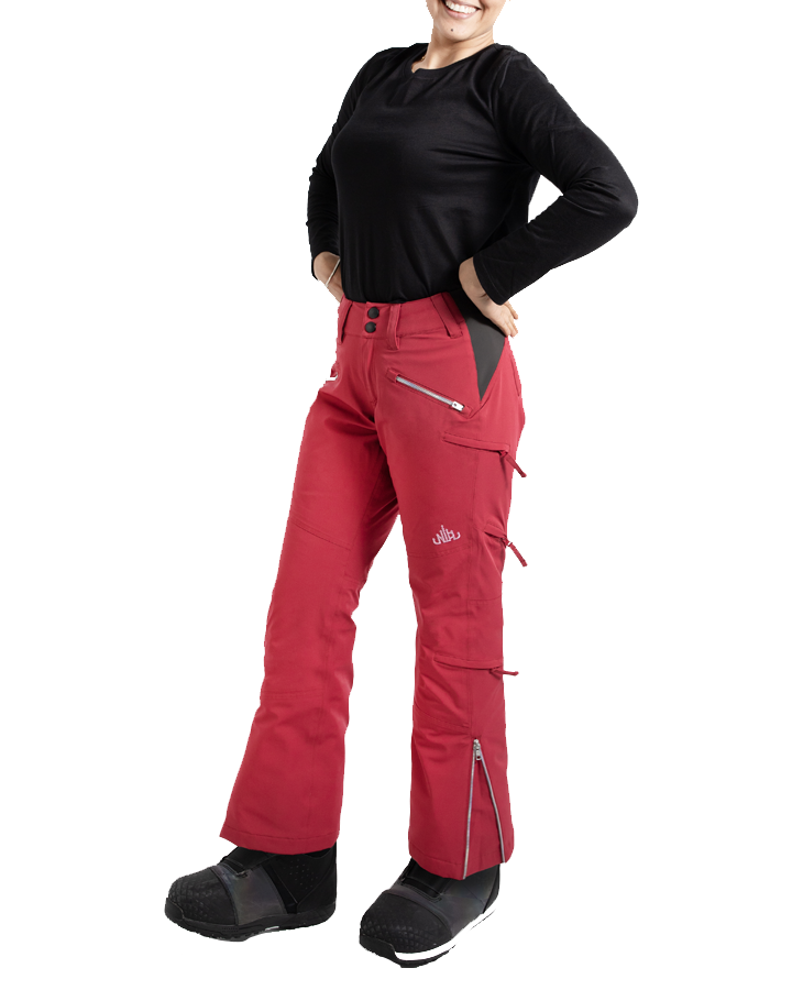 Nobody's Princess Mila Women's Snow Pant Regular - Raspberry Snow Pants - Trojan Wake Ski Snow