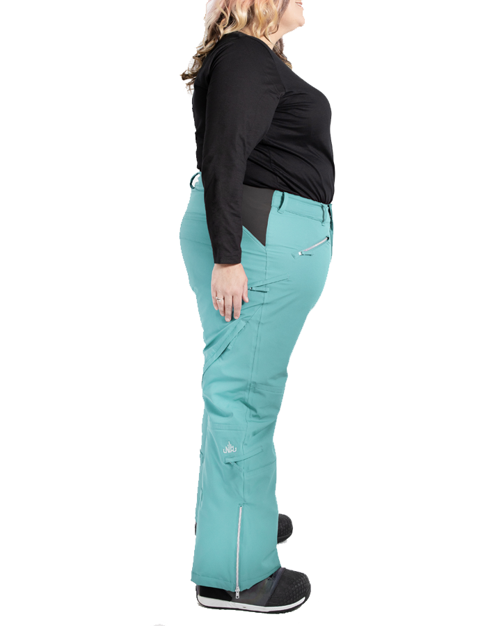 Nobody's Princess Zali Women's Snow Pant Regular - Aqua Snow Pants - Trojan Wake Ski Snow