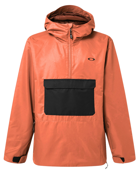 Oakley Divisional Rc Shell Anorak - Soft Orange Snow Jackets - Trojan Wake Ski Snow