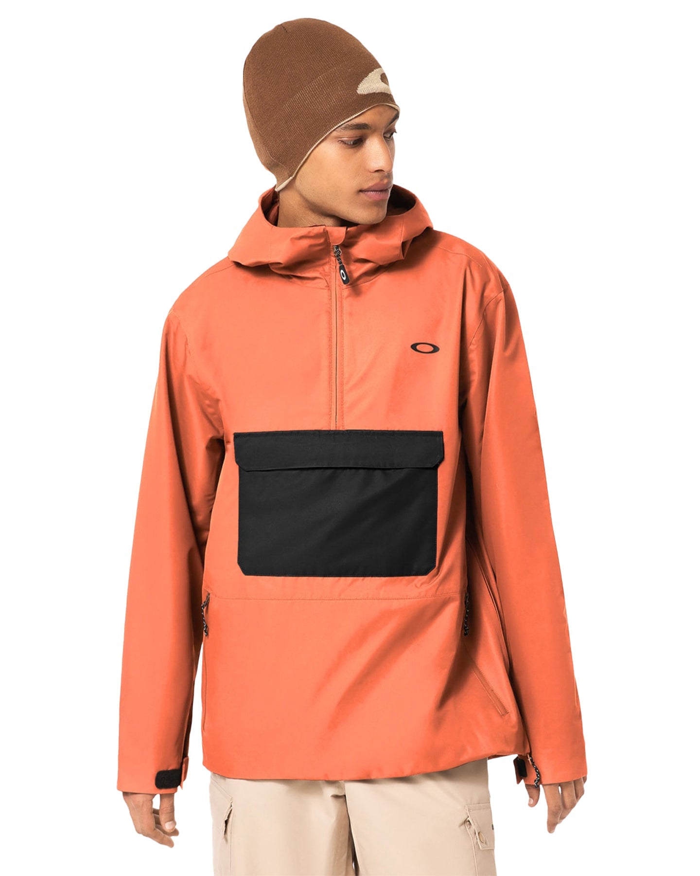 Oakley Divisional Rc Shell Anorak - Soft Orange Snow Jackets - Trojan Wake Ski Snow