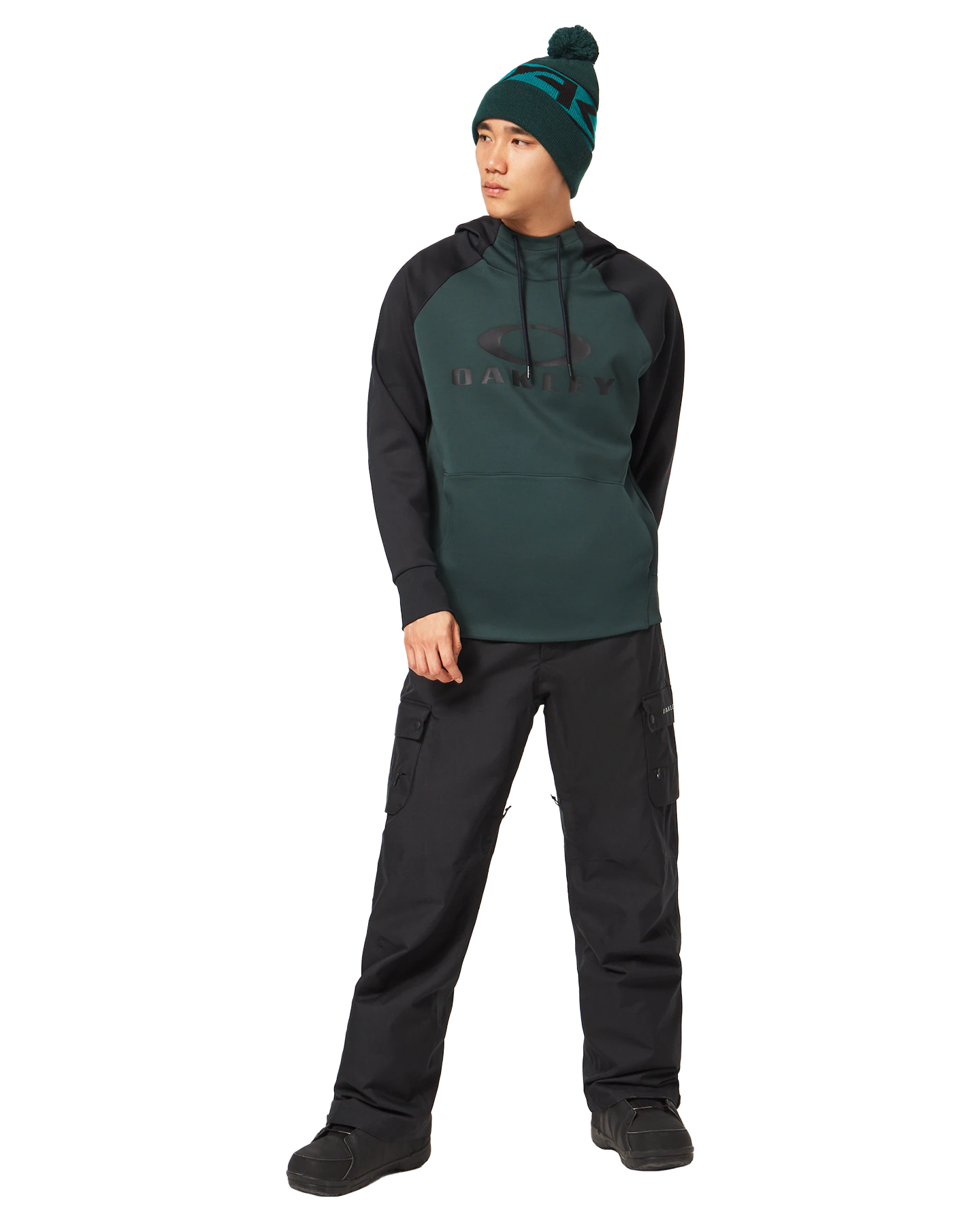 Oakley Pivot Cargo Shell Pant - Blackout Snow Pants - Trojan Wake Ski Snow