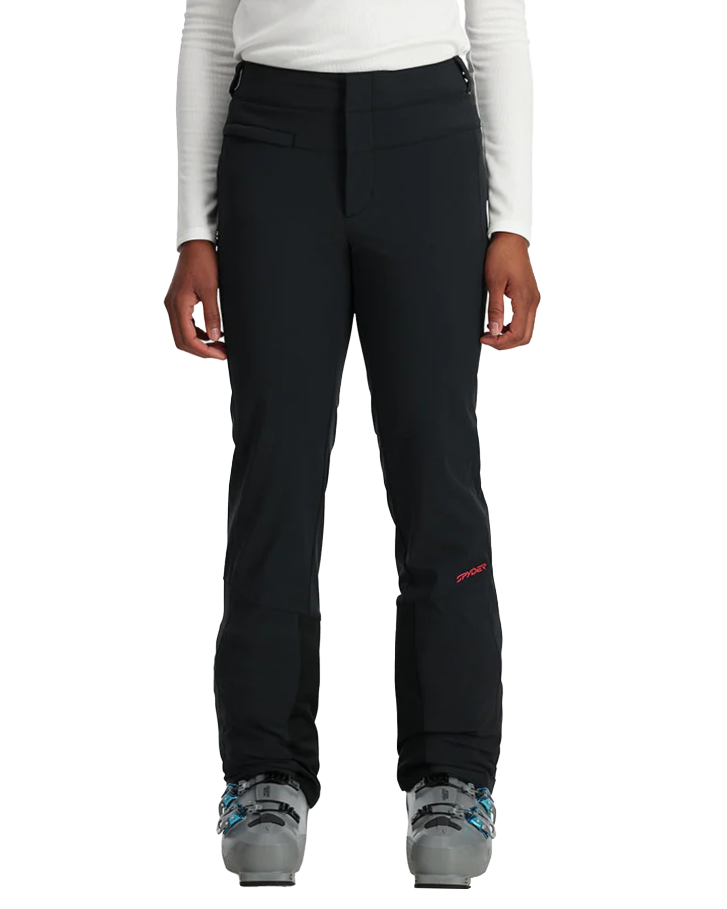 Spyder Women's Orb Softshell Pants - Black Snow Pants - Trojan Wake Ski Snow