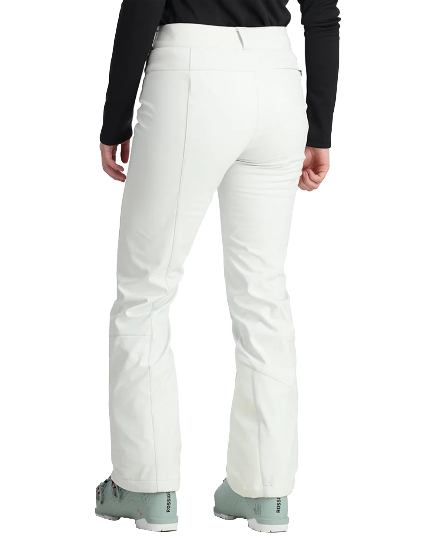 Spyder Women's Orb Softshell Pants - White Snow Pants - Trojan Wake Ski Snow