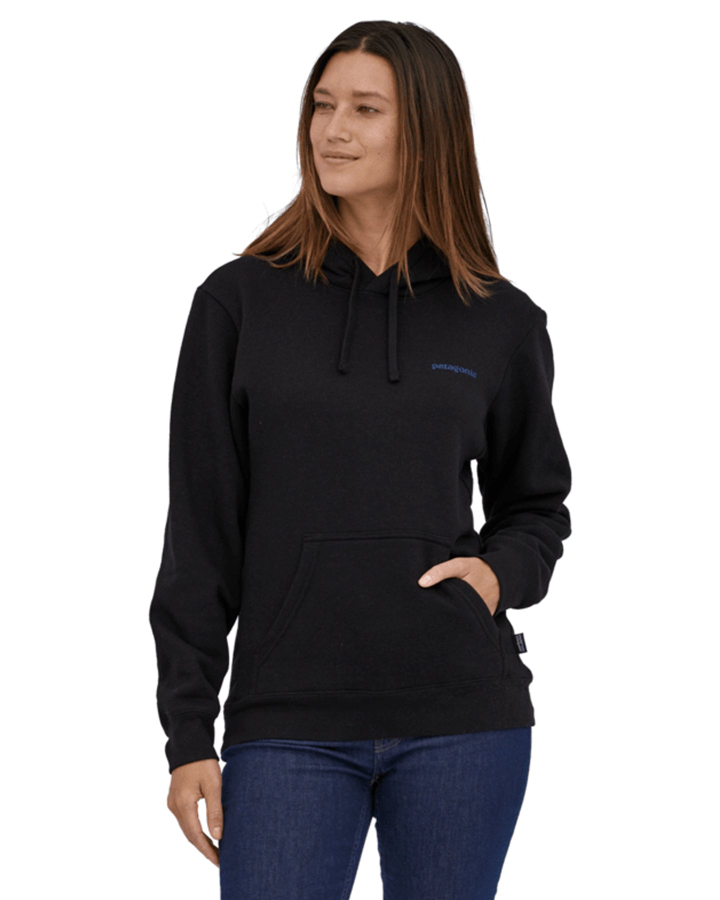 Patagonia Boardshort Logo Uprisal Hoodie - Ink Black Hoodies & Sweatshirts - Trojan Wake Ski Snow