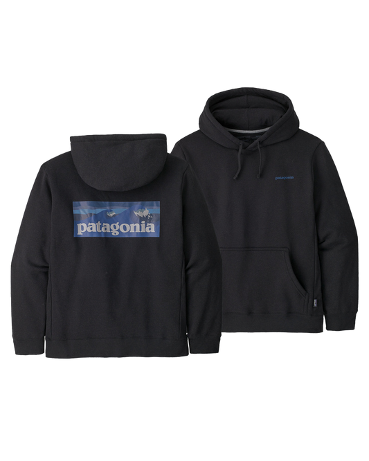 Patagonia Boardshort Logo Uprisal Hoodie - Ink Black Hoodies & Sweatshirts - Trojan Wake Ski Snow