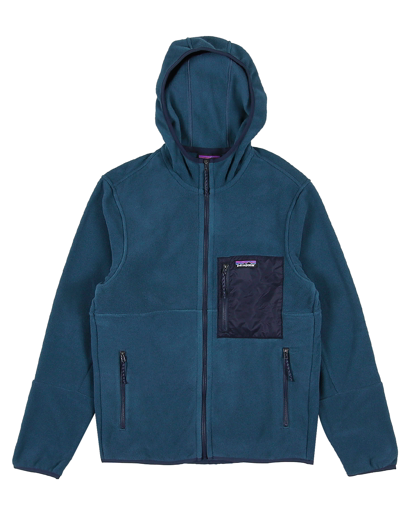 Patagonia Microdini Fleece Hoodie - Tidepool Blue Hoodies & Sweatshirts - Trojan Wake Ski Snow