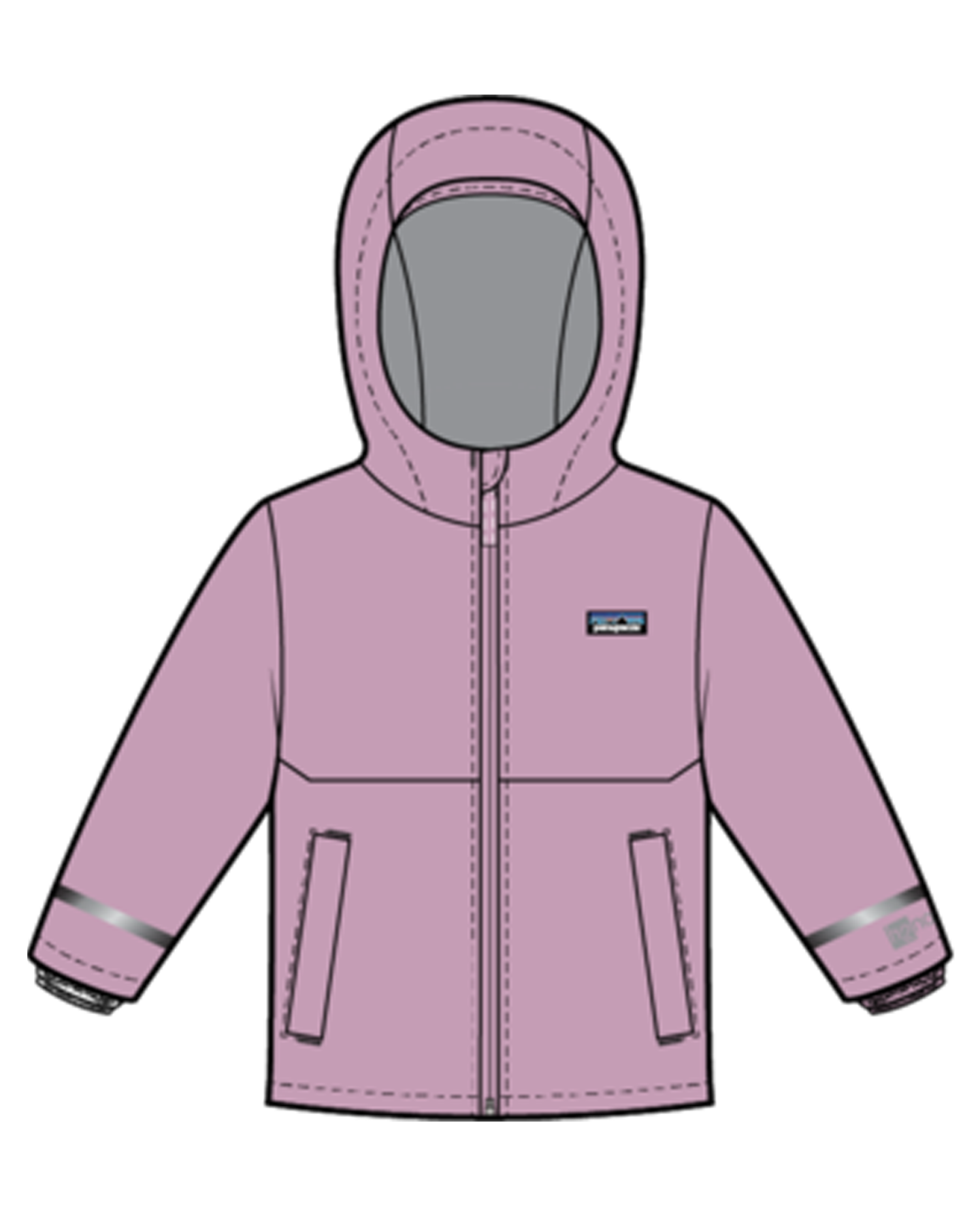 Patagonia Torrentshell 3L Infant's Rain Jacket - Milkweed Mauve Jackets - Trojan Wake Ski Snow