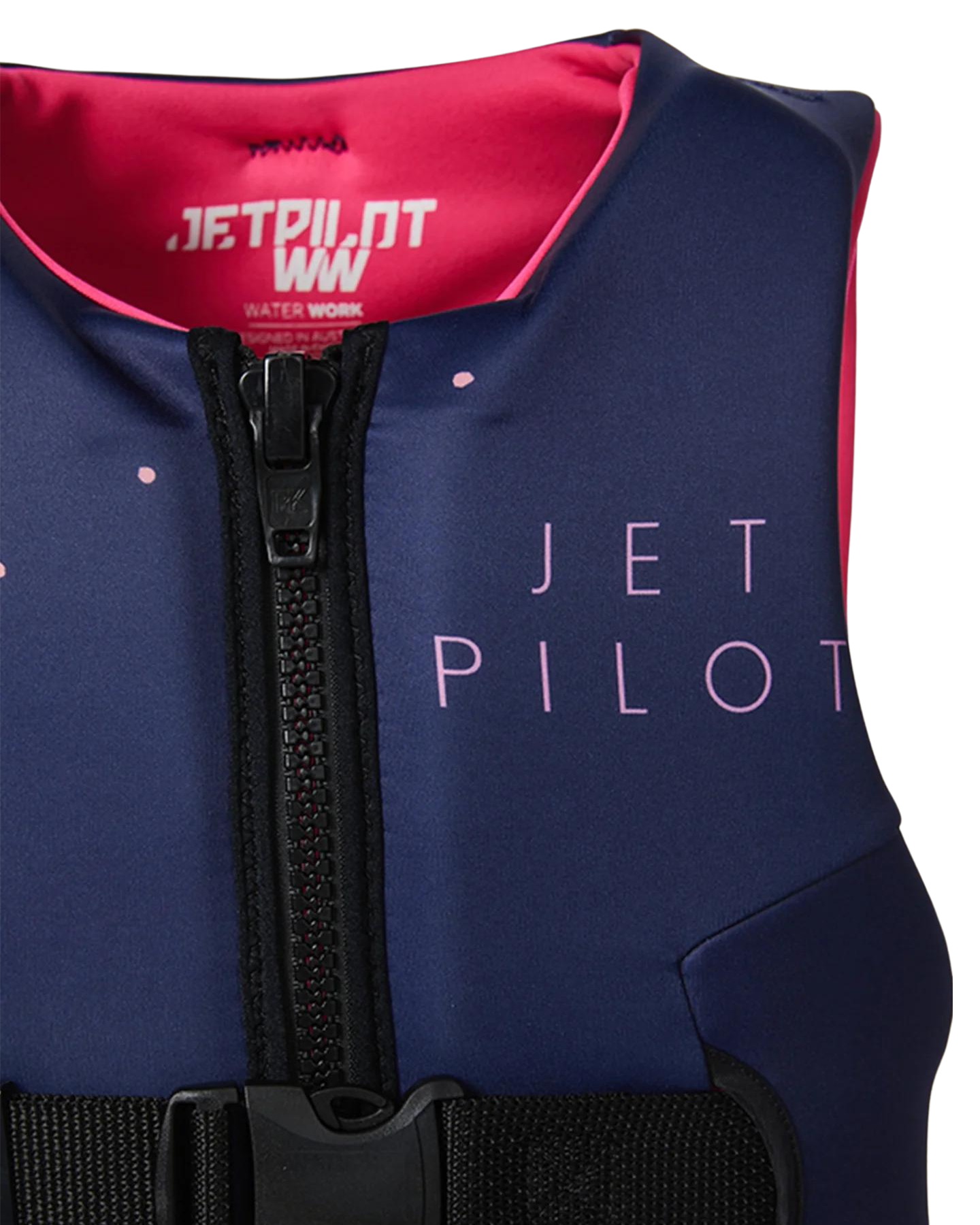 Jetpilot Girls Wings Youth Cause Neo - Navy - 2024 Life Jackets - Trojan Wake Ski Snow