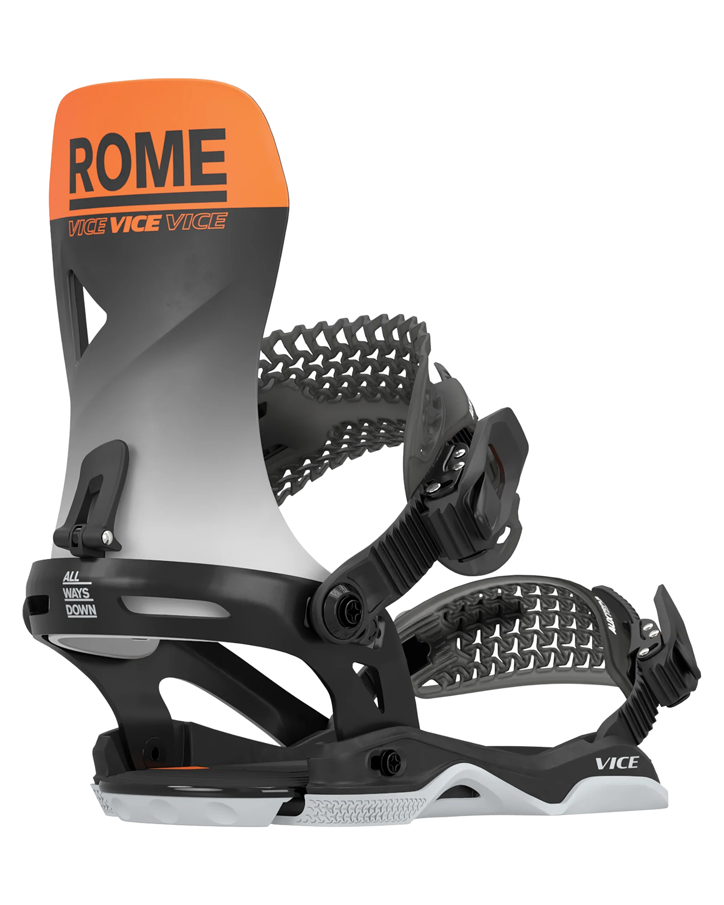 Rome Men's Vice Snowboard Bindings Snowboard Bindings - Trojan Wake Ski Snow