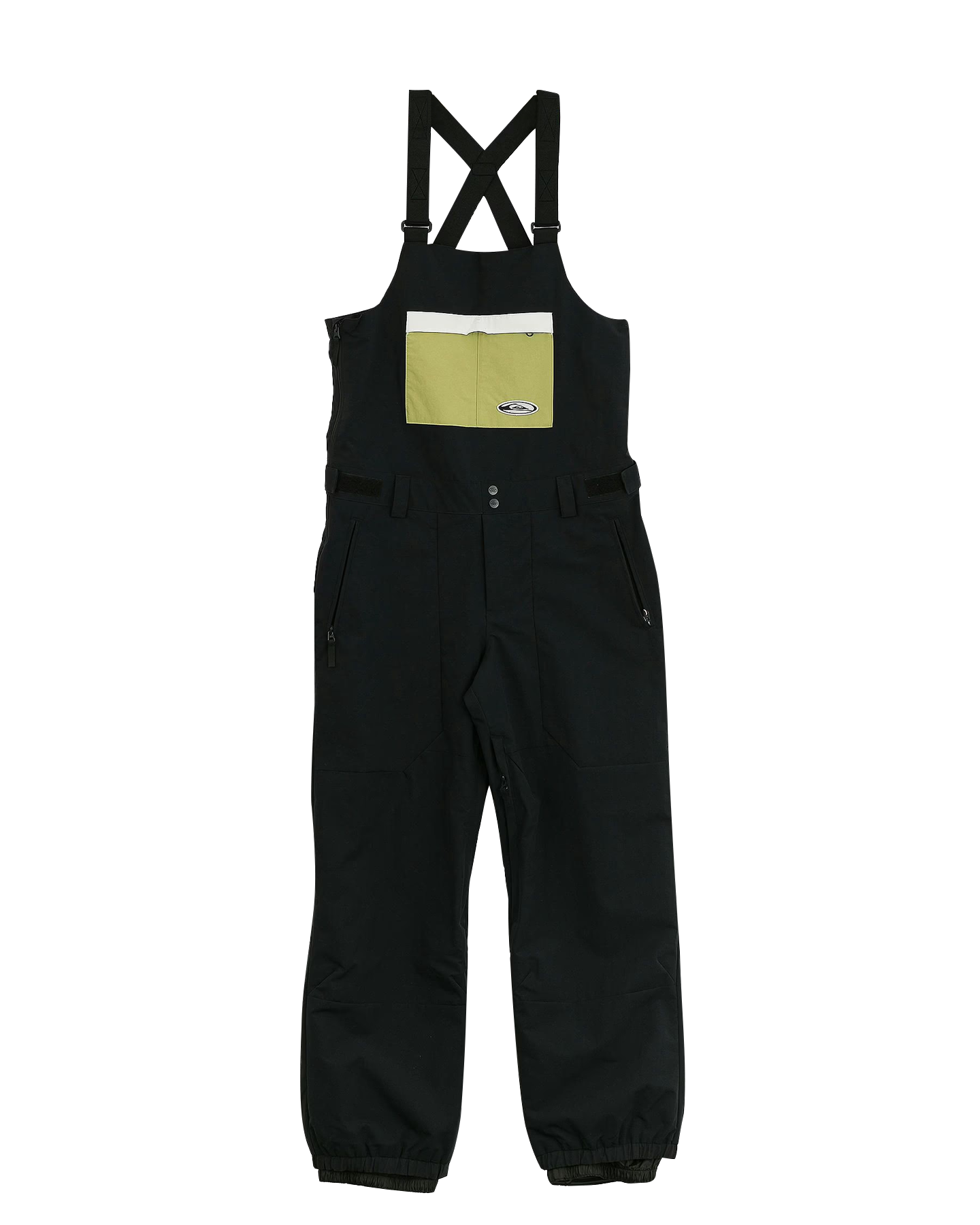 Quiksilver Men's Fly High Technical Snow Bib - True Black Snow Bibs - Trojan Wake Ski Snow