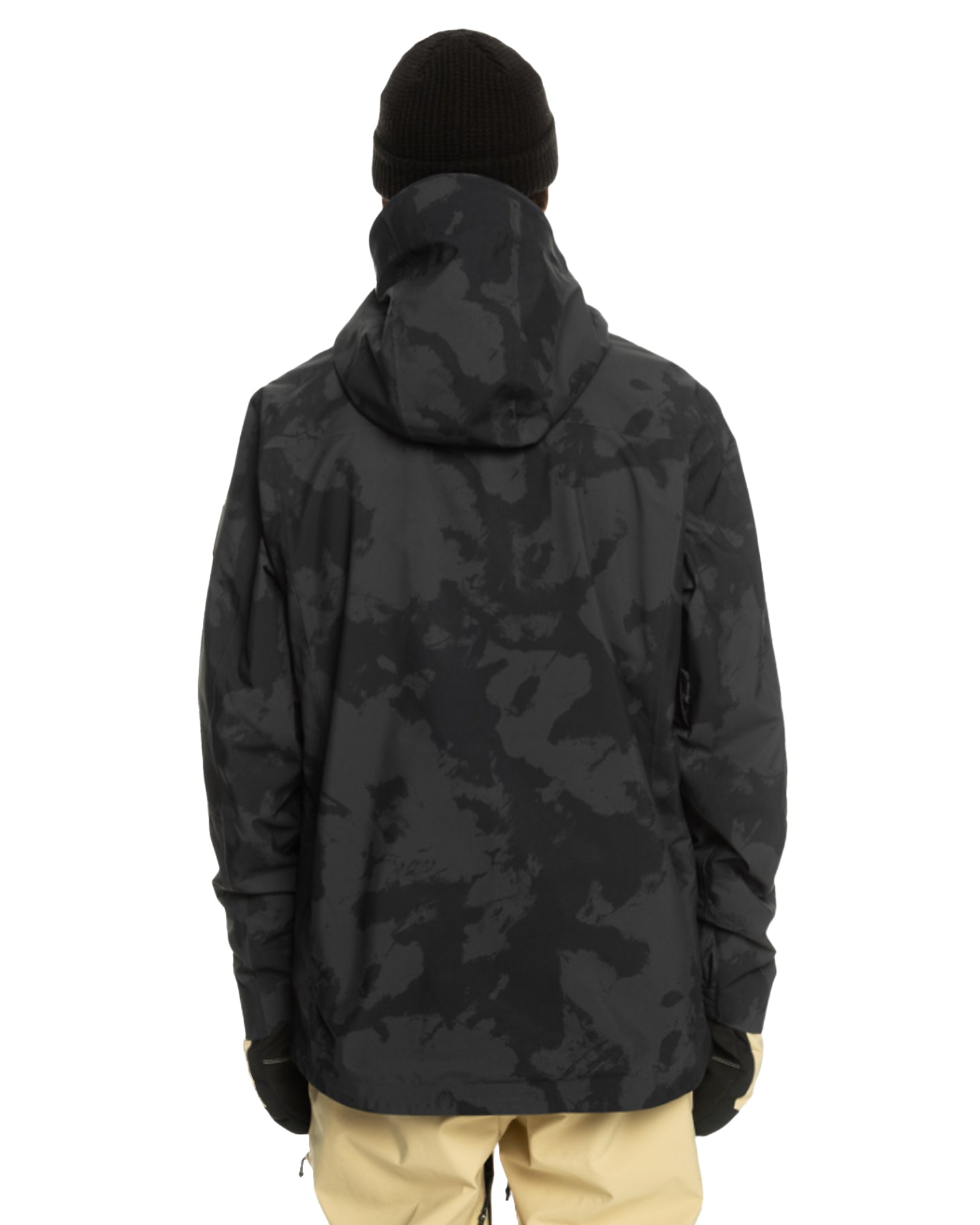 Quiksilver Sammy Carlson Stretch Quest Technical Snow Jacket - Tie Dye True Black Snow Jackets - Trojan Wake Ski Snow