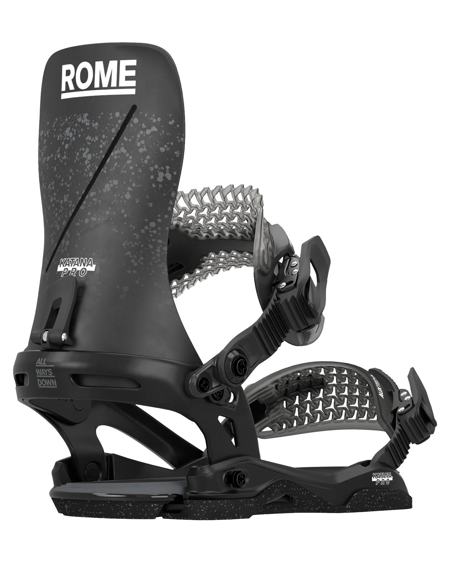 Rome Men's Katana Pro Snowboard Bindings Snowboard Bindings - Trojan Wake Ski Snow