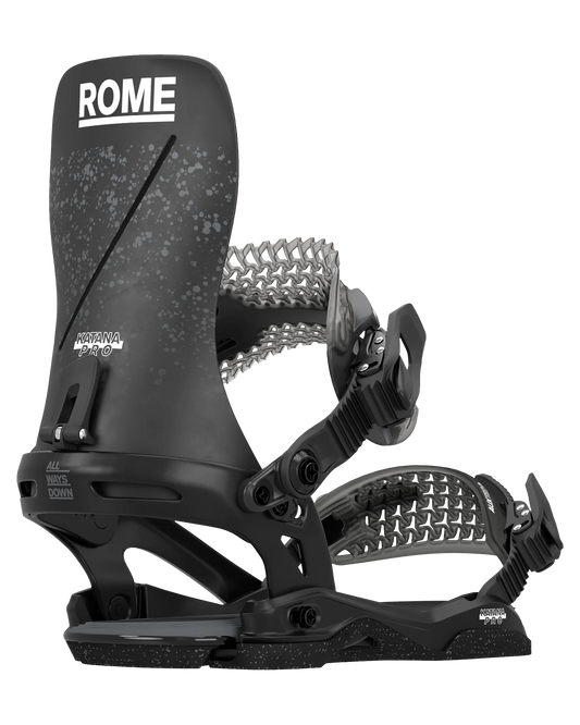 Rome Men's Katana Pro Snowboard Bindings Snowboard Bindings - Trojan Wake Ski Snow