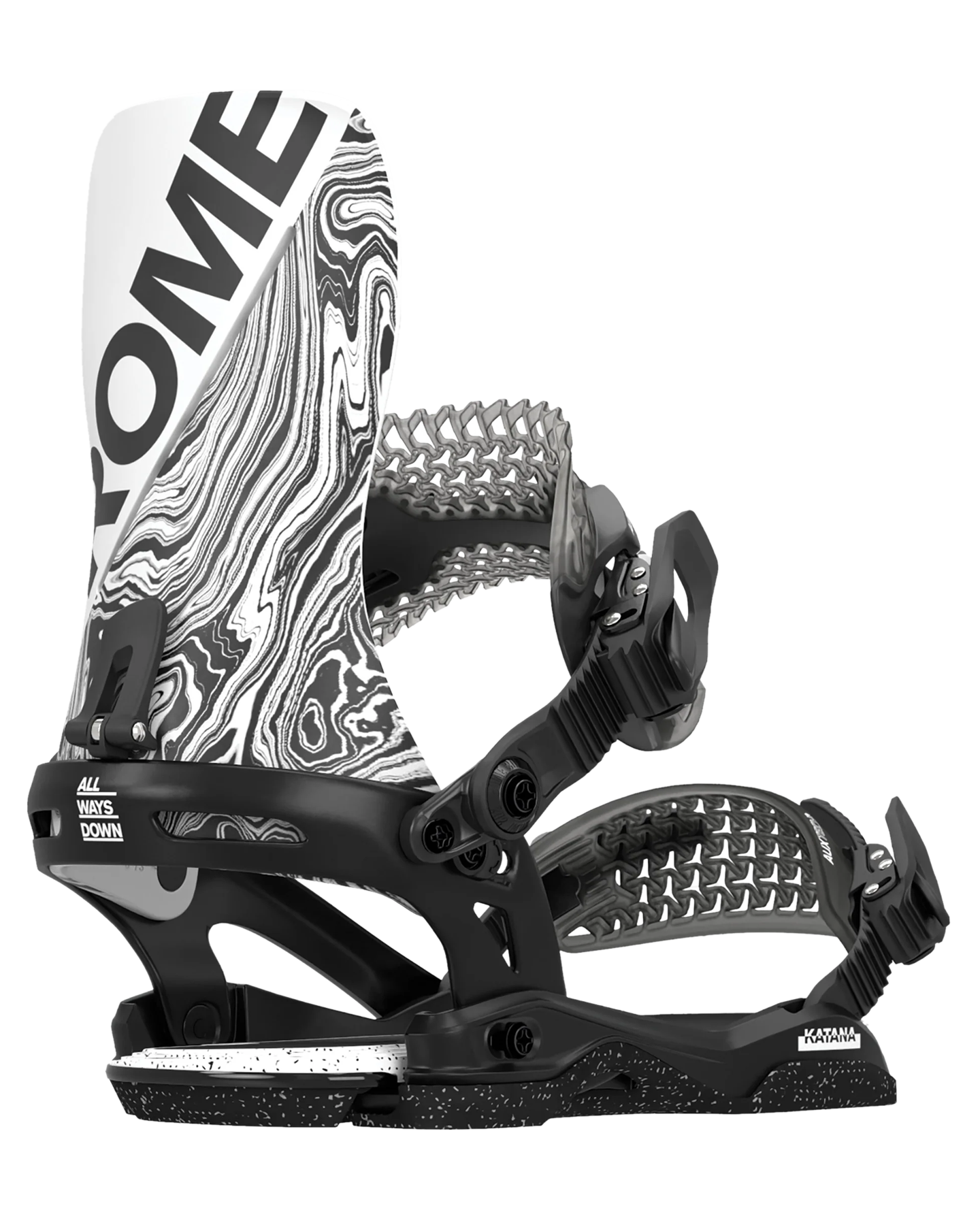 Rome Men's Katana Snowboard Bindings Snowboard Bindings - Trojan Wake Ski Snow