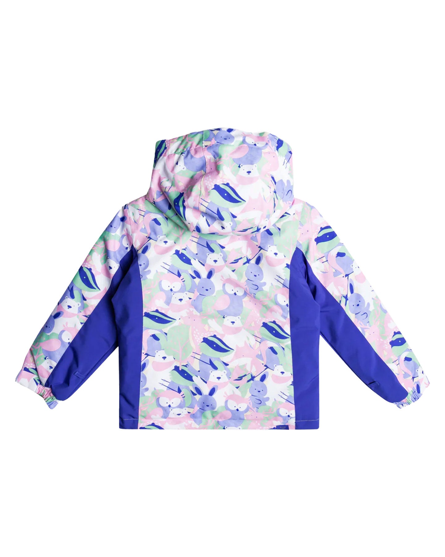 Roxy Girls' 2-7 Snowy Tale Technical Snow Jacket - Bright White / Mountains Locals Snow Jackets - Trojan Wake Ski Snow