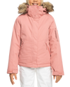 Roxy Girls' 8-16 Meade Technical Snow Jacket - Dusty Rose Snow Jackets - Trojan Wake Ski Snow