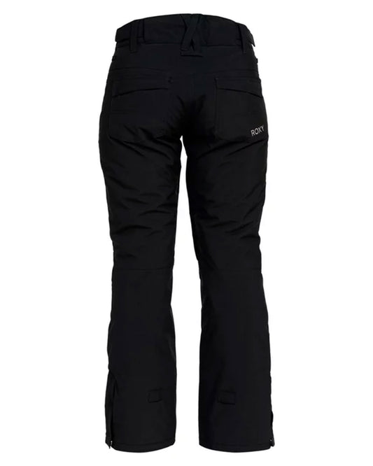 Roxy Women's Backyard Technical Snow Pants - True Black Snow Pants - Trojan Wake Ski Snow