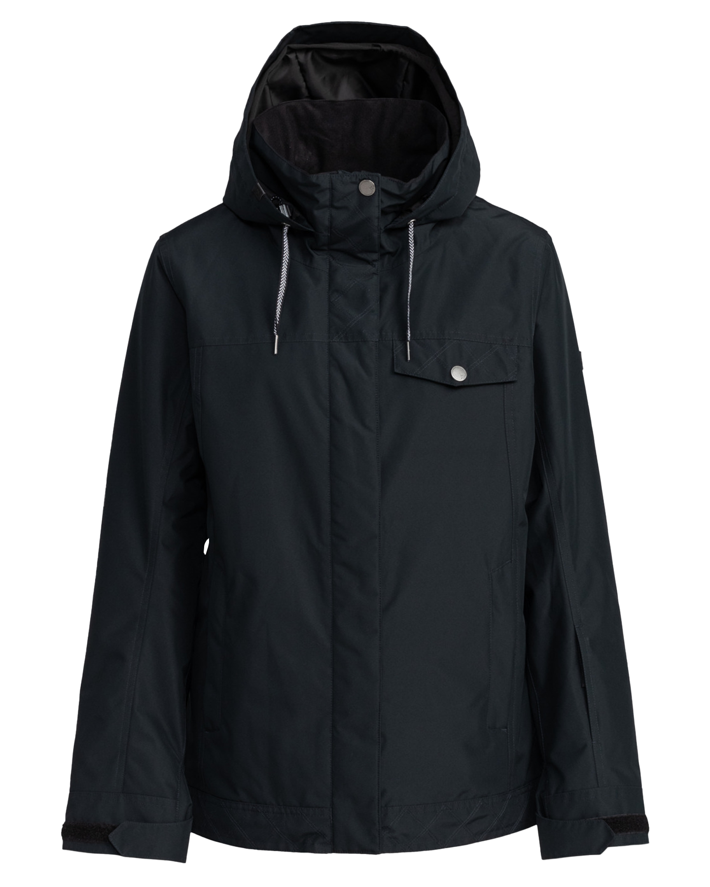 Roxy Women's Billie Technical Snow Jacket - True Black Snow Jackets - Trojan Wake Ski Snow