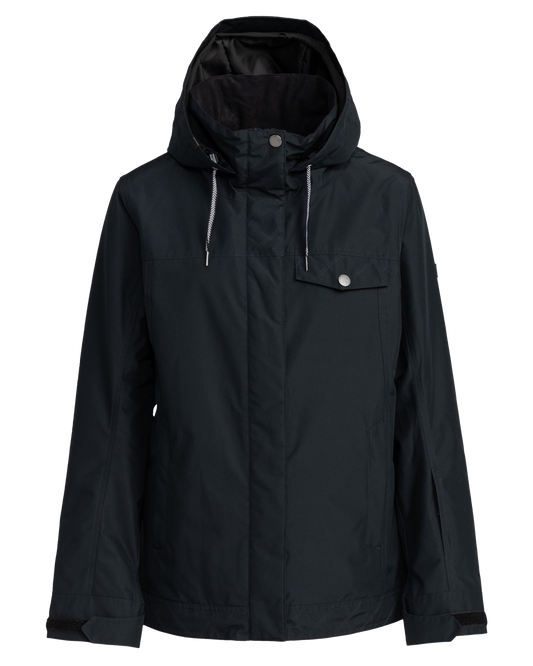 Roxy Women's Billie Technical Snow Jacket - True Black Snow Jackets - Trojan Wake Ski Snow