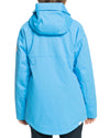 Roxy Women's Chloe Kim Technical Snow Jacket - Azure Blue Snow Jackets - Trojan Wake Ski Snow