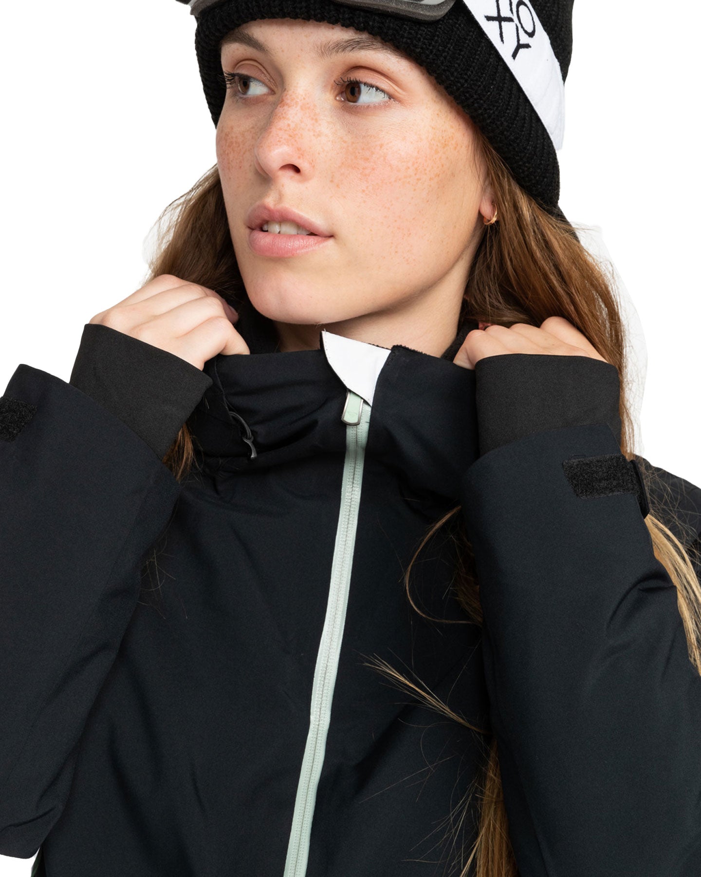 Roxy Women's Peakside Technical Snow Jacket - True Black Snow Jackets - Trojan Wake Ski Snow