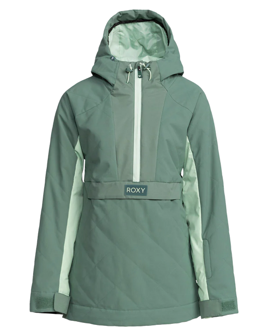 Roxy Women's Radiant Lines Overhead Technical Snow Jacket - Dark Forest Snow Jackets - Trojan Wake Ski Snow