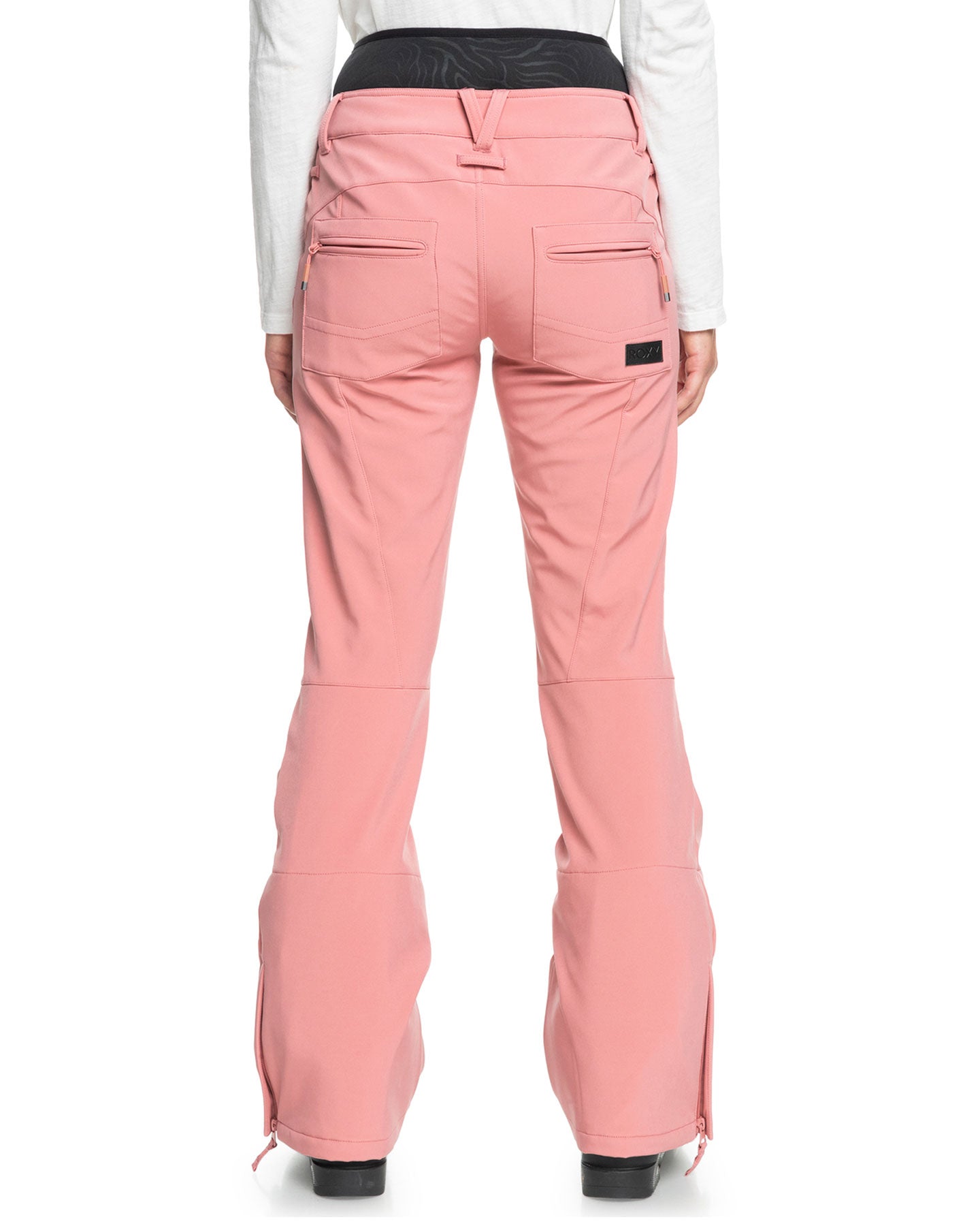 Roxy Women's Rising High Technical Snow Pants - Dusty Rose Snow Pants - Trojan Wake Ski Snow