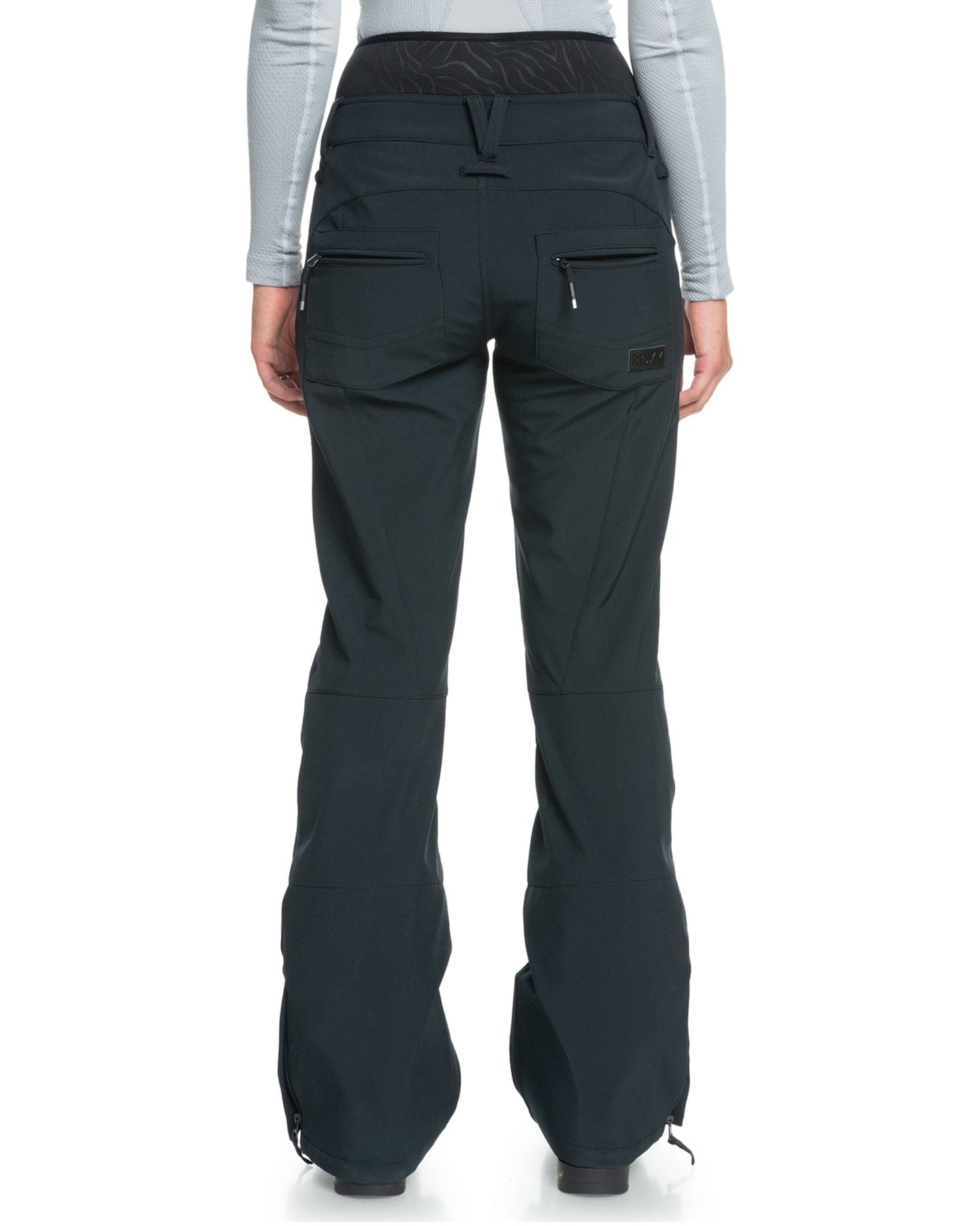 Roxy Women's Rising High Technical Snow Pants - True Black Snow Pants - Trojan Wake Ski Snow