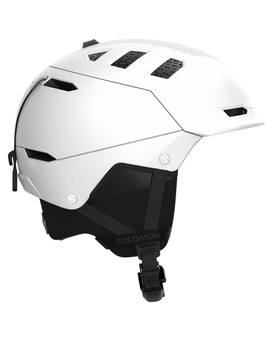 Salomon Husk Prime Mips Snow Helmet - White Snow Helmets - Trojan Wake Ski Snow