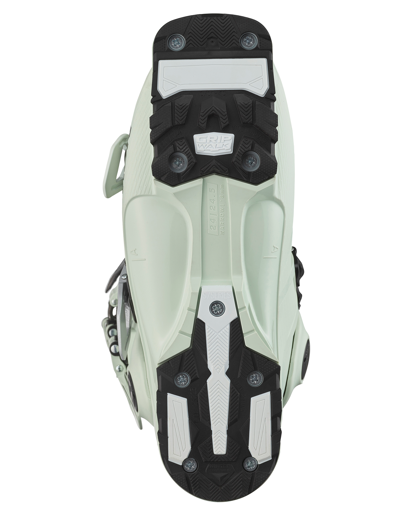 Salomon S/Pro Alpha 100 Women's Ski Boots - White Moss Snow Ski Boots - Trojan Wake Ski Snow