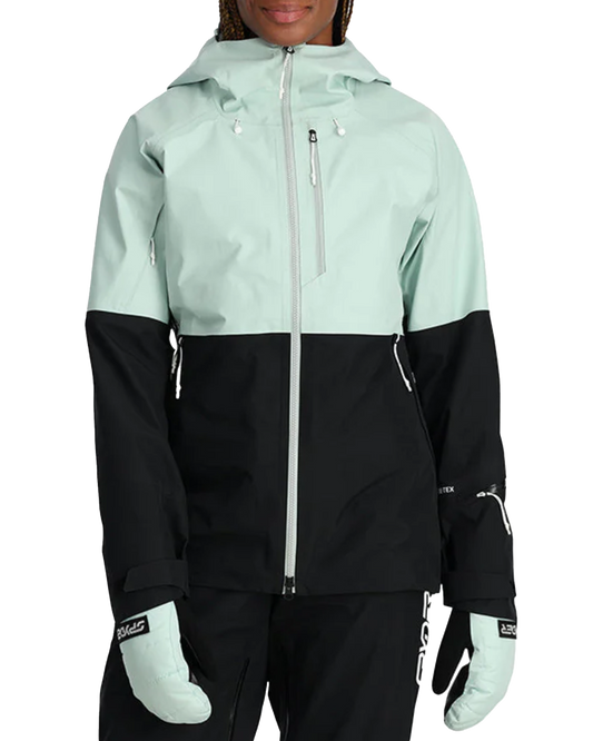 Spyder Women's Solitaire Gtx Shell Jacket - Wintergreen Snow Jackets - Trojan Wake Ski Snow