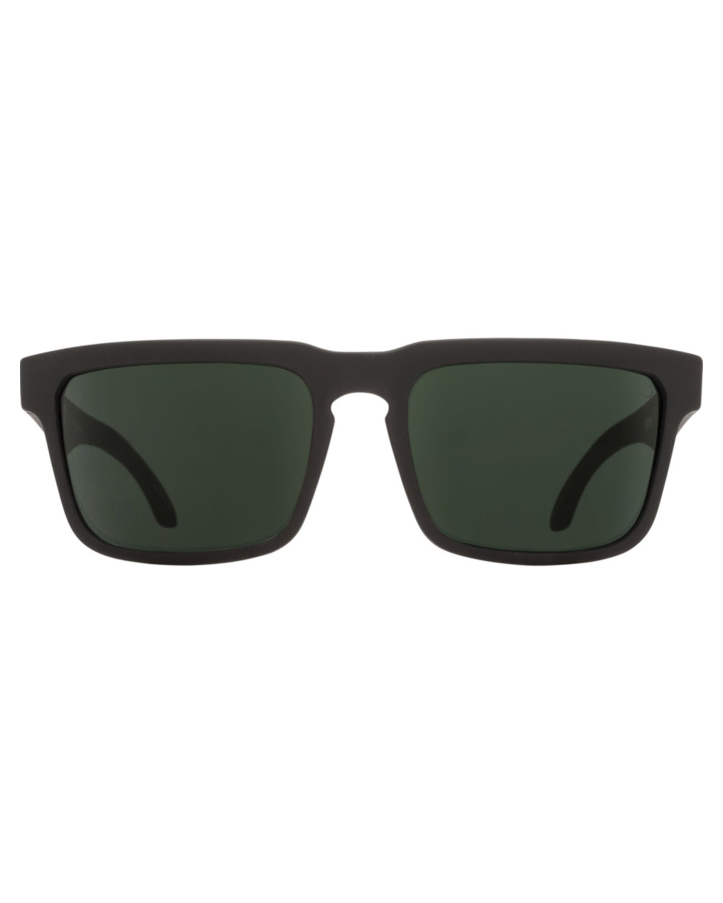 Spy Helm Soft Matte Black - Happy Gray Green Sunglasses - Trojan Wake Ski Snow