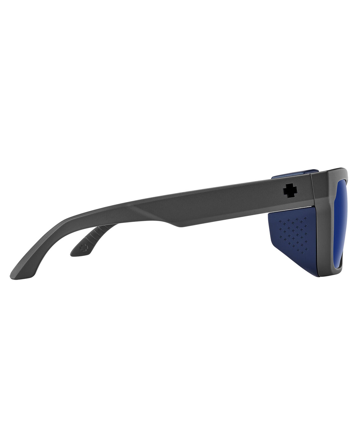 Spy Helm Tech Matte Dark Gray Happy Gray Green Polardark Blue Spectra Mirror Sunglasses - Trojan Wake Ski Snow