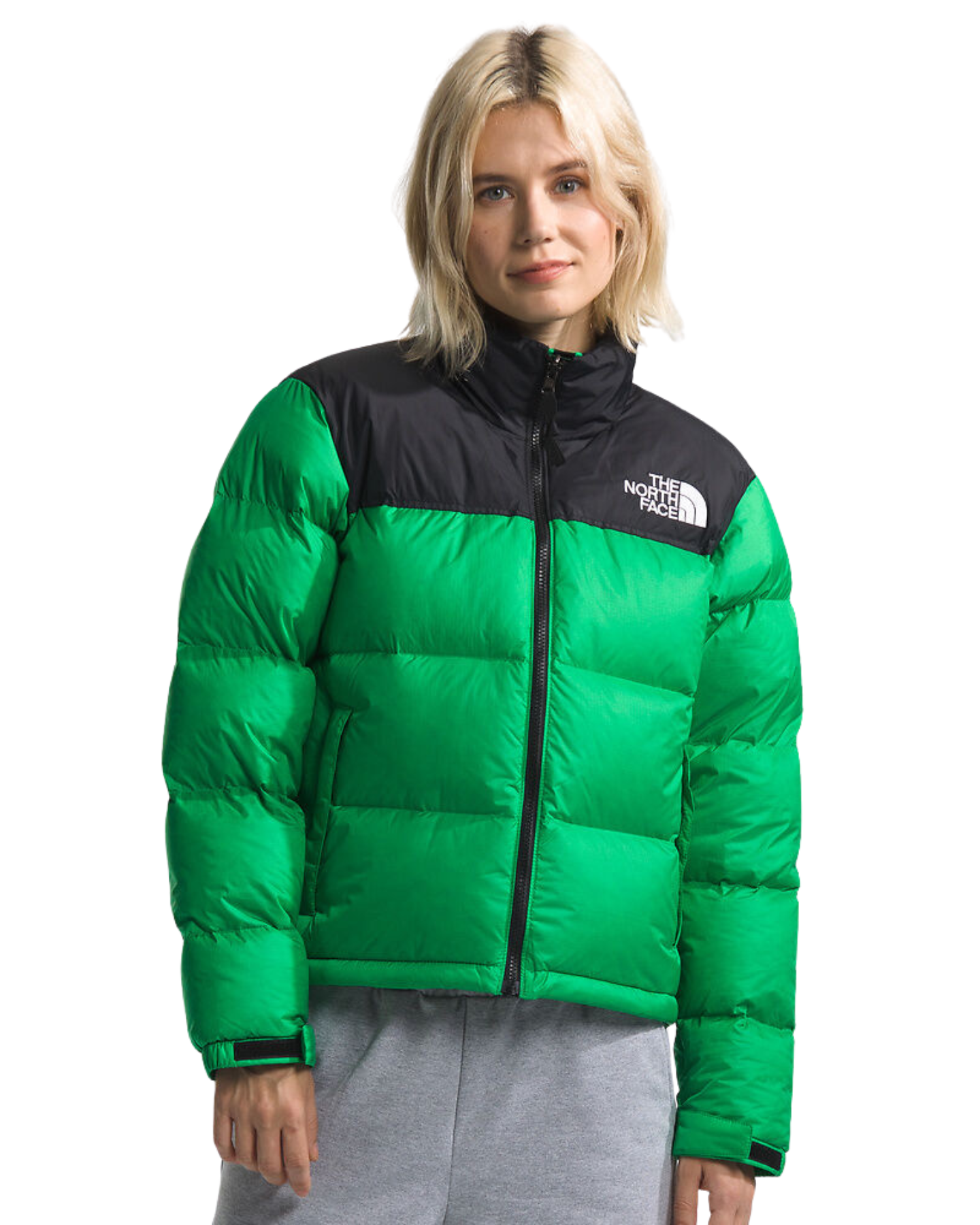 The North Face Women's 1996 Retro Nuptse Jacket  - Optic Emerald Jackets - Trojan Wake Ski Snow