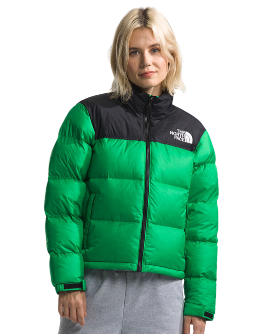 The North Face Women's 1996 Retro Nuptse Jacket  - Optic Emerald Jackets - Trojan Wake Ski Snow