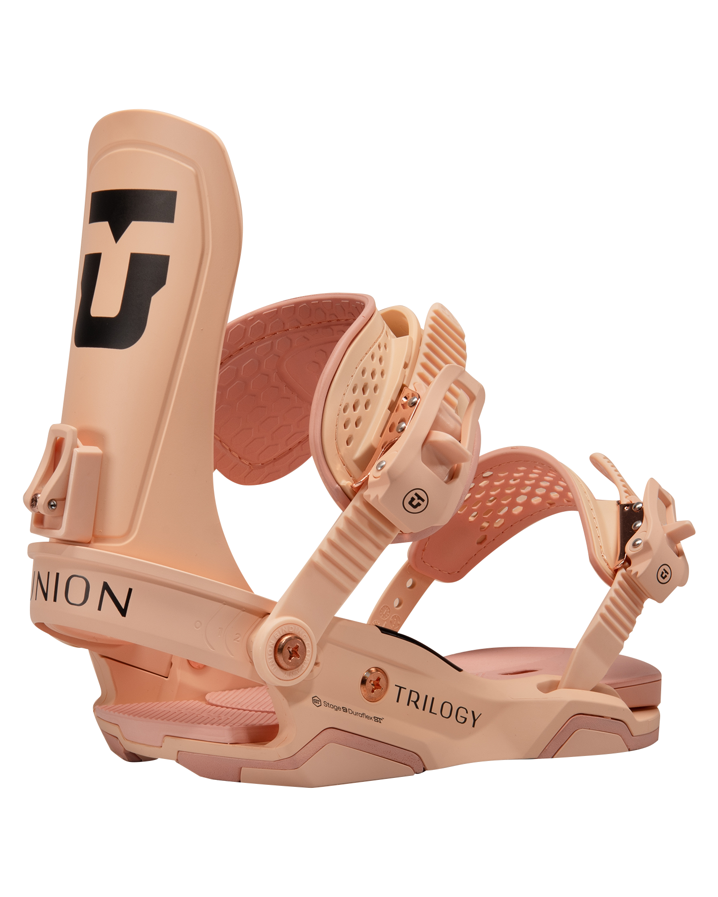 Union Team Hb Trilogy Women's Snowboard Bindings - Pink Snowboard Bindings - Trojan Wake Ski Snow