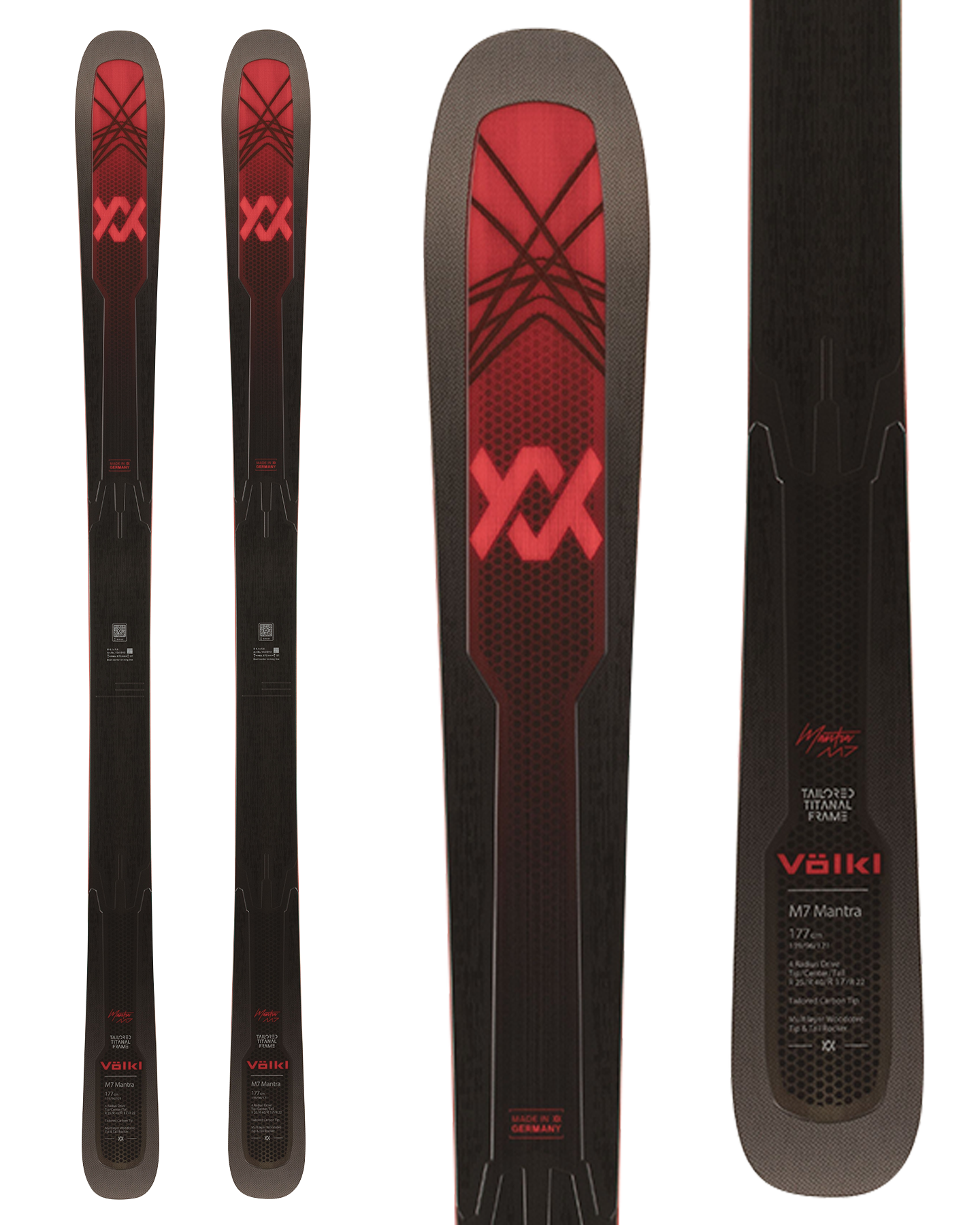 Volkl M7 Mantra Flat Snow Skis - 2025 Snow Skis - Trojan Wake Ski Snow