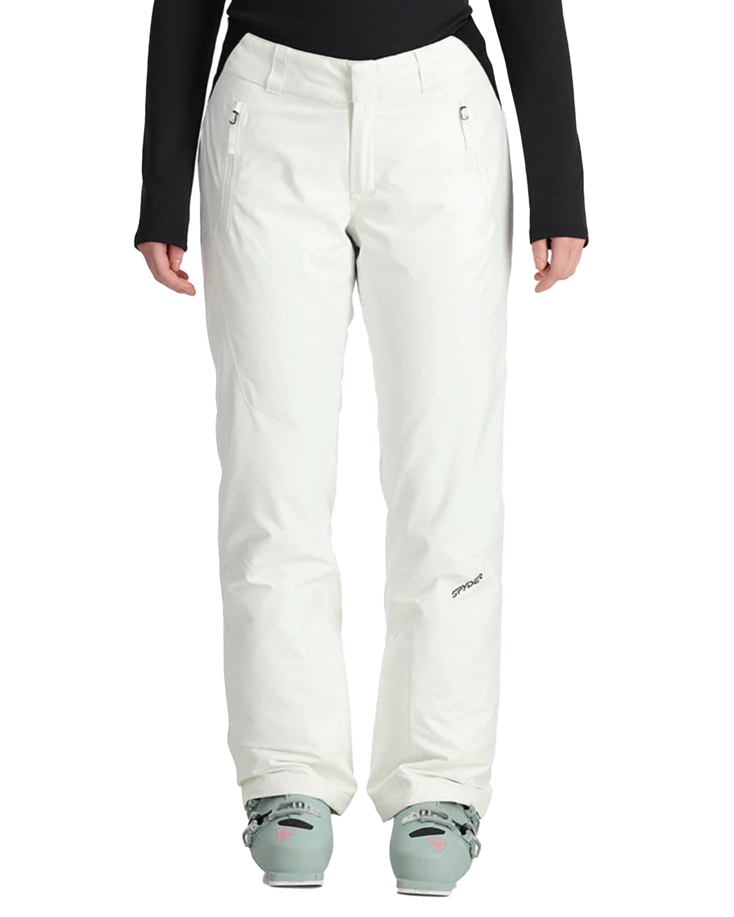 Spyder Women's Winner Pants - White Snow Pants - Trojan Wake Ski Snow