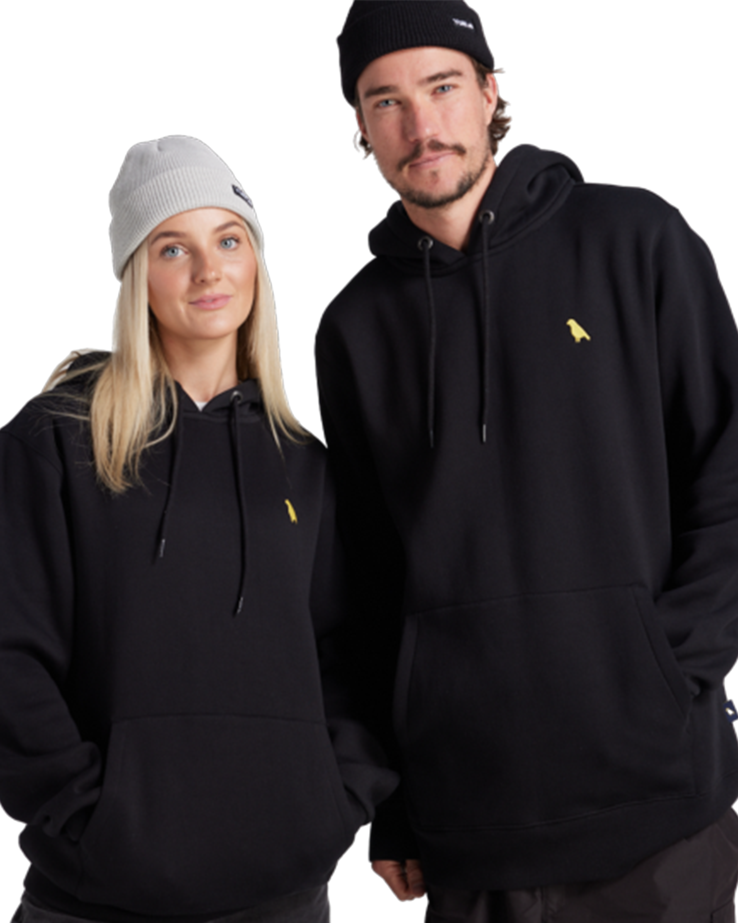 Yuki Threads Relaxed Old Mate Hoodie - Black Hoodies & Sweatshirts - Trojan Wake Ski Snow