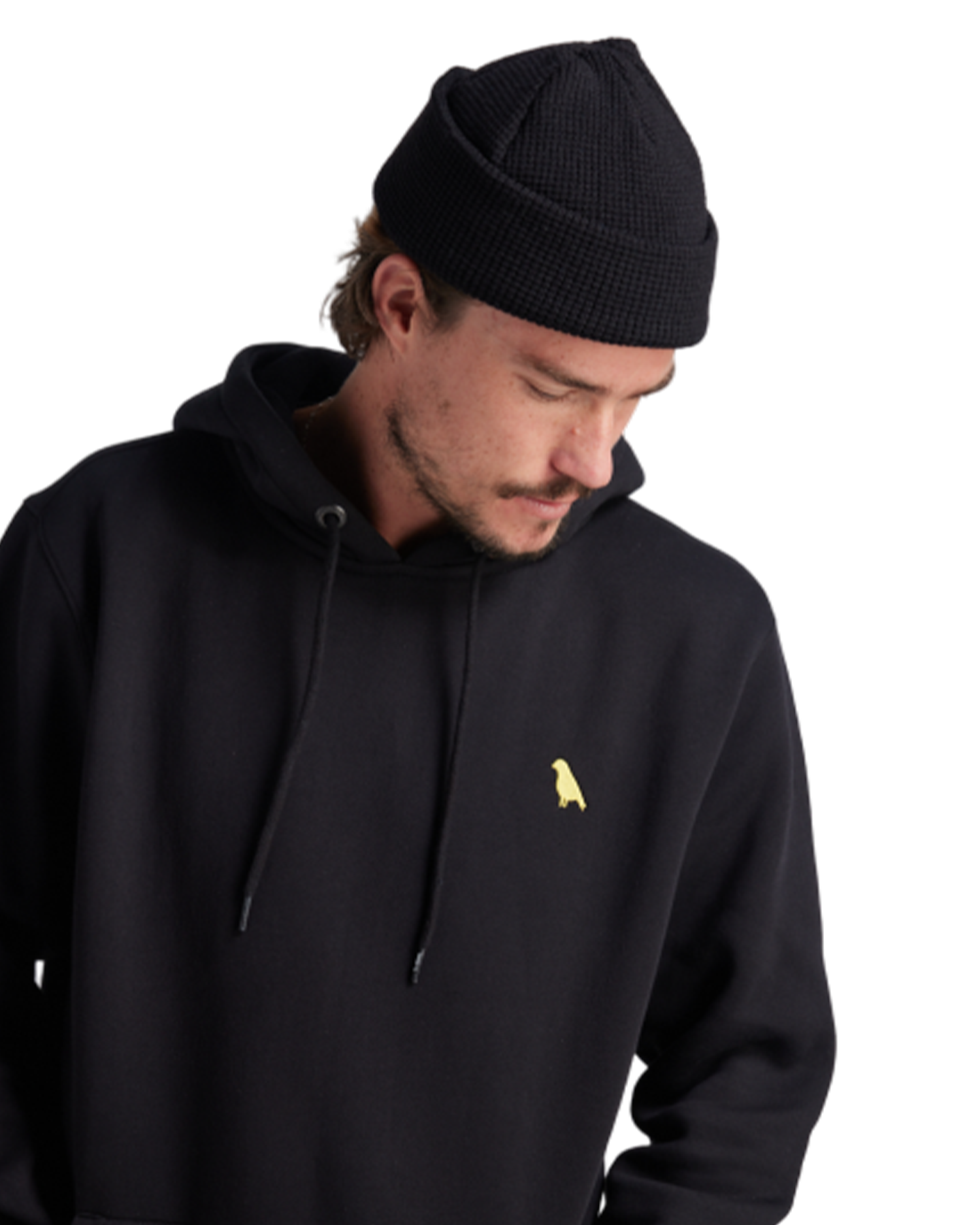 Yuki Threads Relaxed Old Mate Hoodie - Black Hoodies & Sweatshirts - Trojan Wake Ski Snow