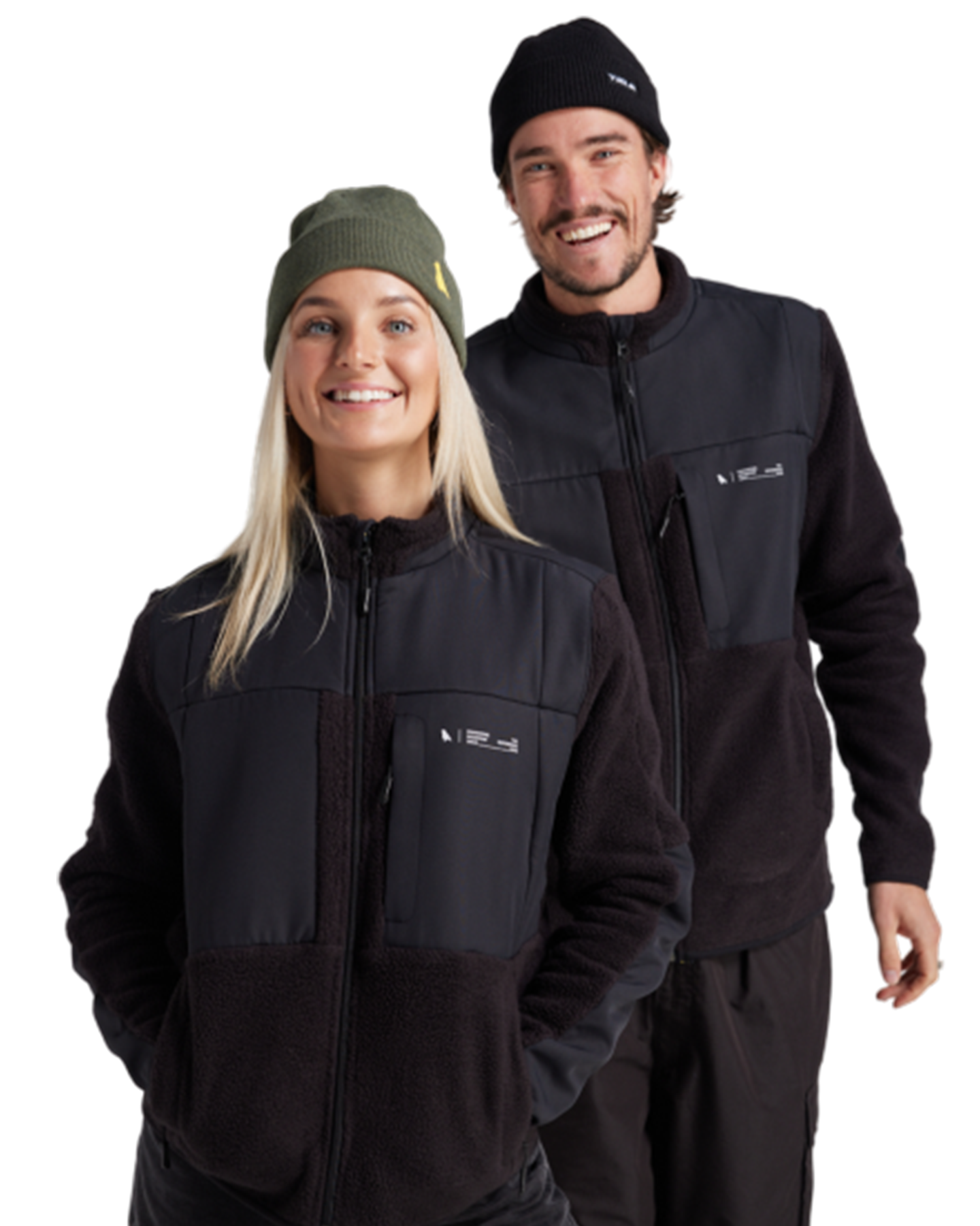 Yuki Threads Summit Sherpa Pullover - Black Hoodies & Sweatshirts - Trojan Wake Ski Snow