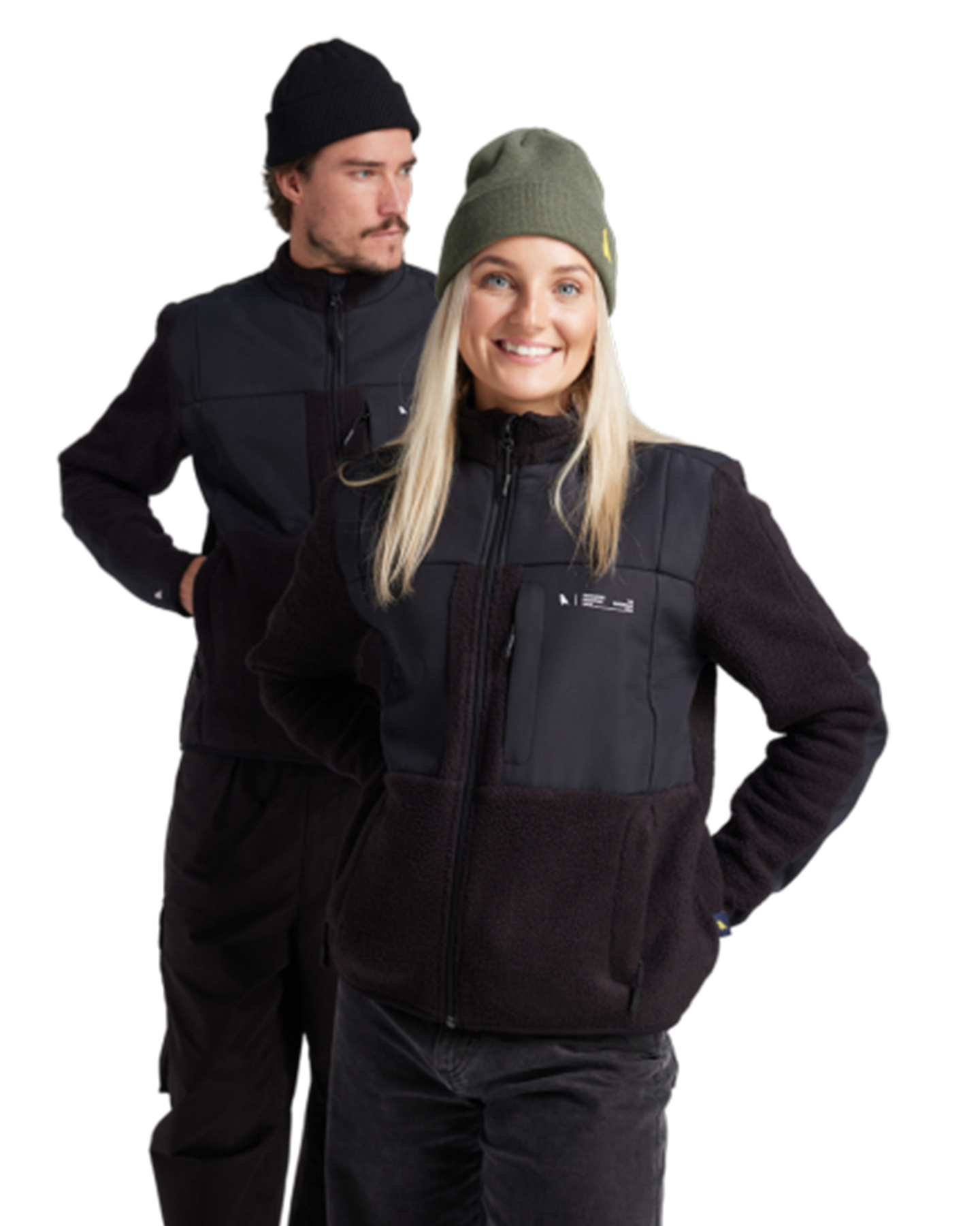 Yuki Threads Summit Sherpa Pullover - Black Hoodies & Sweatshirts - Trojan Wake Ski Snow