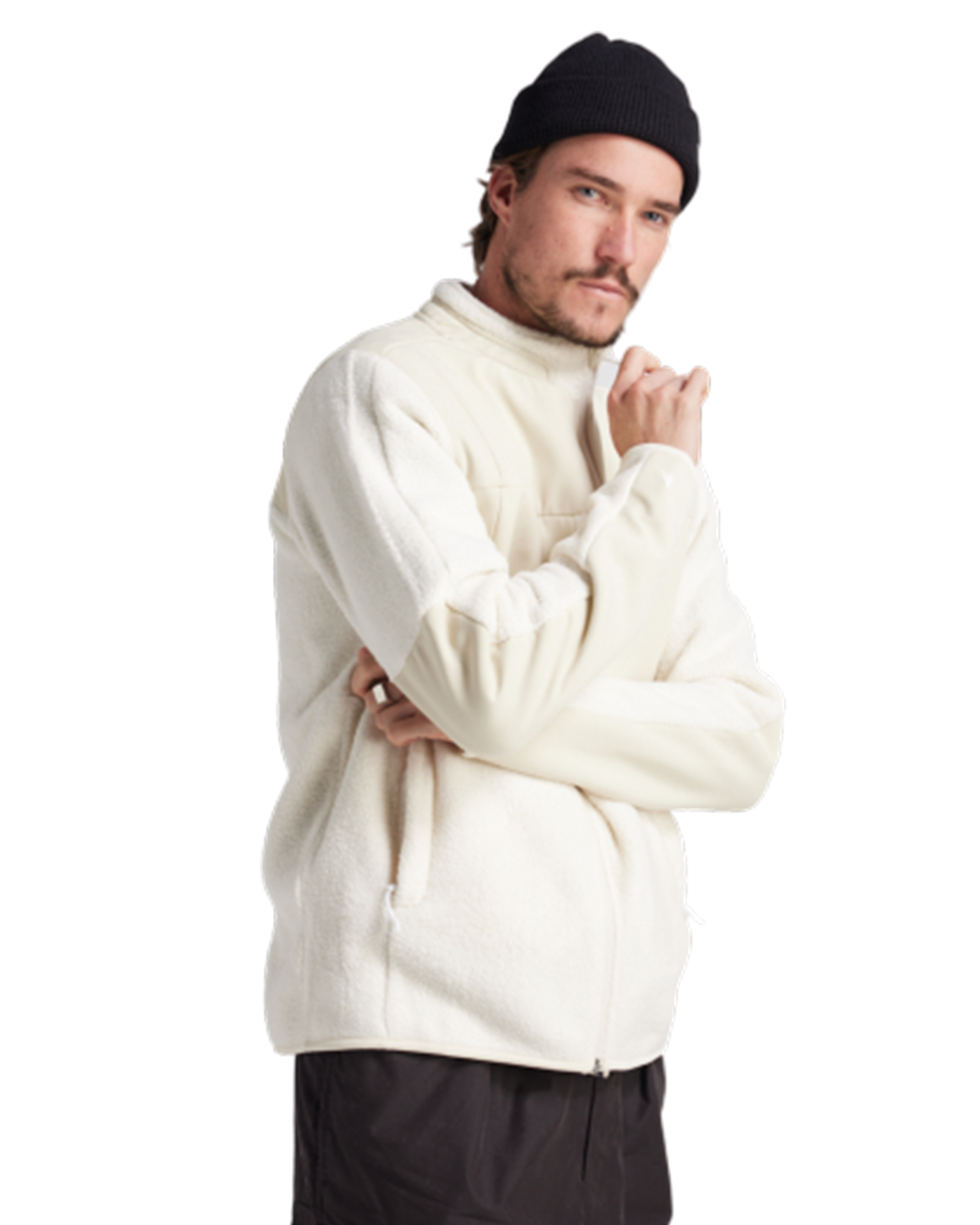 Yuki Threads Summit Sherpa Pullover - Stone Hoodies & Sweatshirts - Trojan Wake Ski Snow