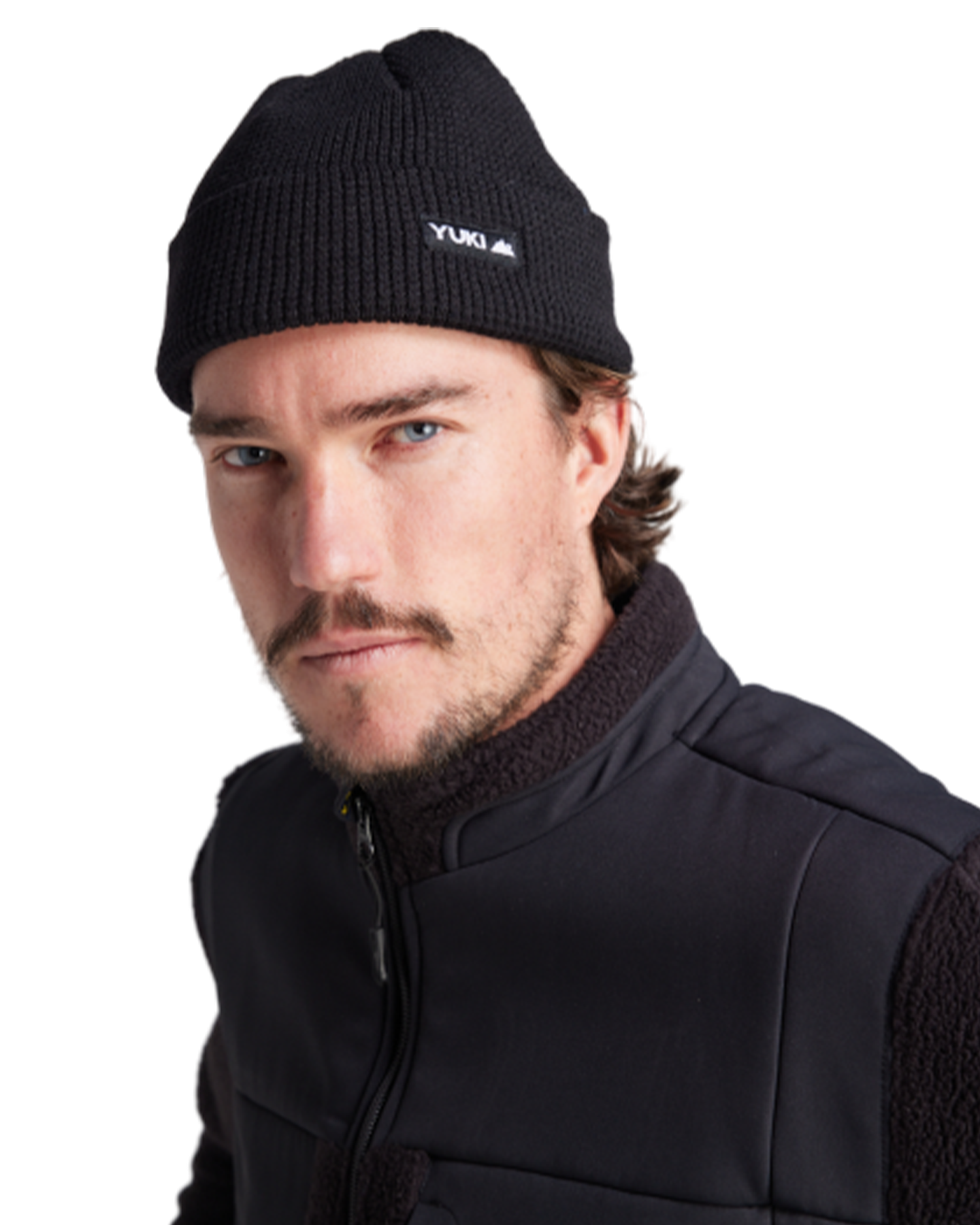 Yuki Threads Waffle Beanie - Black Beanies - Trojan Wake Ski Snow