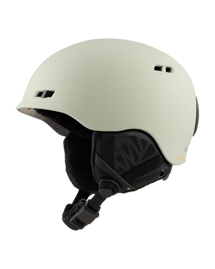 Anon Womens Rodan Long Hair Fleece Helmet - Jade - 2023 Snow Helmets - Trojan Wake Ski Snow