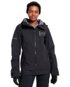 Burton Womens [ak]® Kimmy Gore-Tex 3L Stretch Jacket - True Black - 2023 Snow Jackets - Trojan Wake Ski Snow