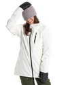 Burton Women's Pyne 2L Snow Jacket - Stout White Snow Jackets - Trojan Wake Ski Snow