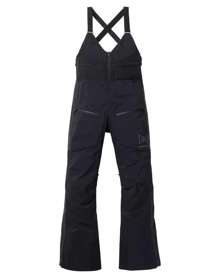 Burton Women's [ak]® Tusk Gore-Tex Pro 3L Hi-Top Bib - True Black - 2023 Snow Bibs - Trojan Wake Ski Snow