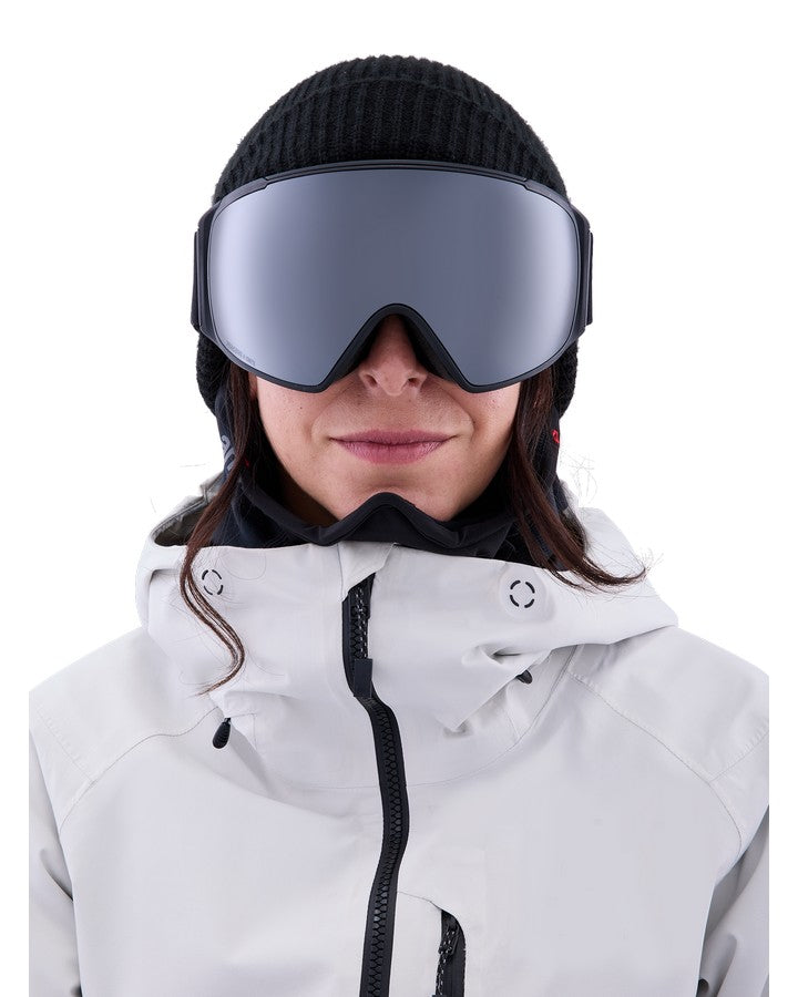 Anon M4S Toric Snow Goggles + Bonus Lens + Mfi® Face Mask - Smoke/Perceive Sunny Onyx Lens Snow Goggles - Trojan Wake Ski Snow